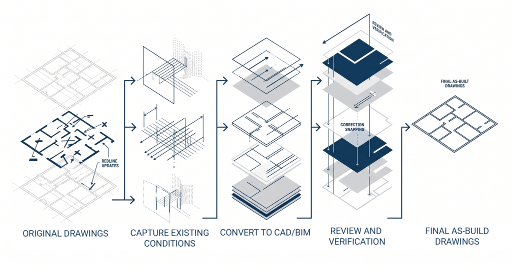 25.2 how to create as built drawings
