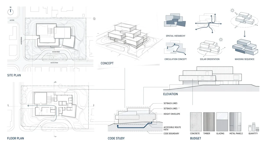 31.2 what is included in a schematic design package